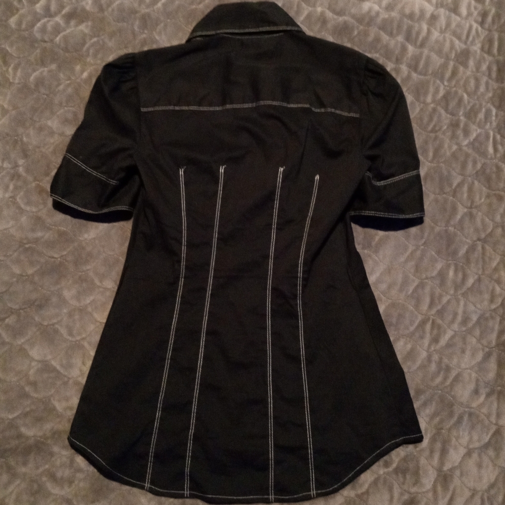 Bebe button down top! - Picture 3 of 3